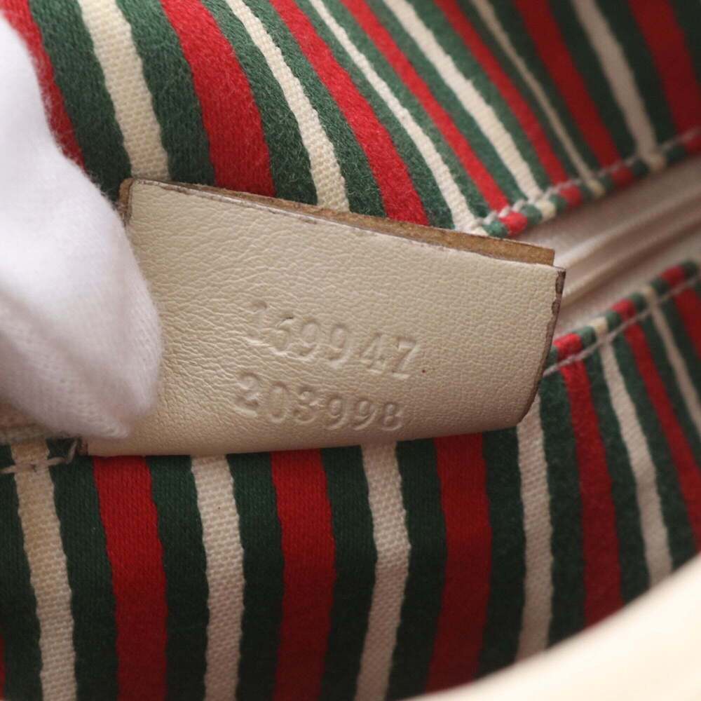 GUCCI Cream Leather Shoulder Bag - Picture 9 of 9